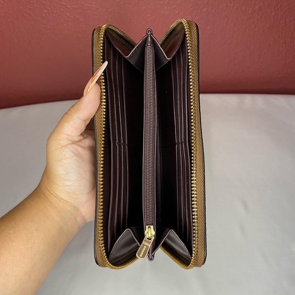 Coach Accordion Wallet in Butterfly Print - Picture 7 of 7